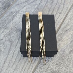 Elegant Gold Dangle Earrings